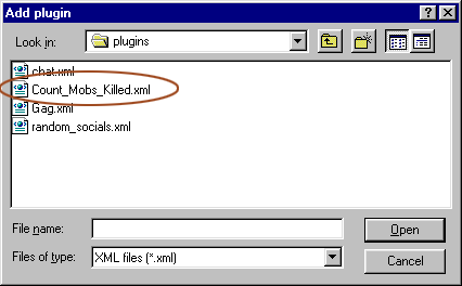 Choose plugin